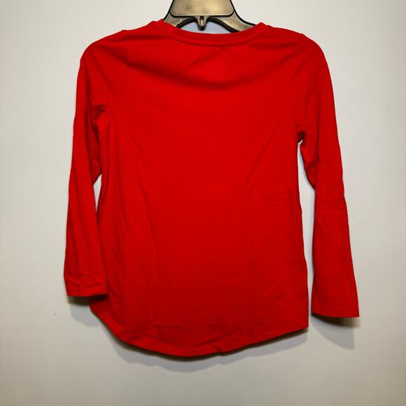 Girls’ Cat & Jack Red Long Sleeve Sequin Christmas Tree T-shirt. Size XL (14). - Picture 3 of 4